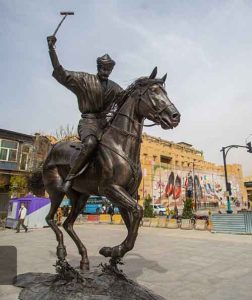 Polo Player Statue